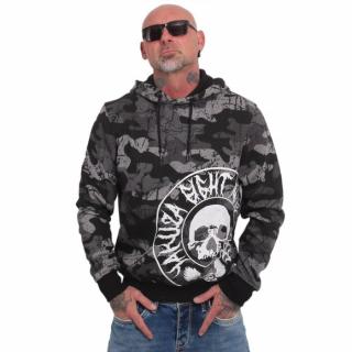 Yakuza pánská mikina TWEAK HOB 23012 Camo Grey