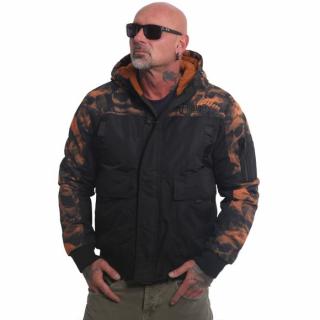 Yakuza pánská zimní bunda GRAVEYARD ULTIMATE WJB 22053 Black/Orange