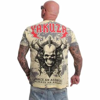 Yakuza pánské tričko AHOLE REGULAR TSB 25020 French Vanilla