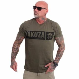 Yakuza pánské tričko BLEAK REGULAR TSB 25046 Grape Leaf