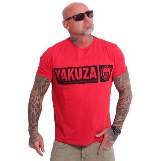 Yakuza pánské tričko BLEAK REGULAR TSB 25046 Ribbon Red