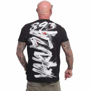 Yakuza pánské tričko BRUSHED TSB 24049 Black