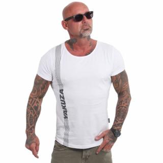 Yakuza pánské tričko FAST LANE TSB 22085 White