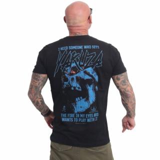 Yakuza pánské tričko FIRE TSB 22017 Black - 5XL