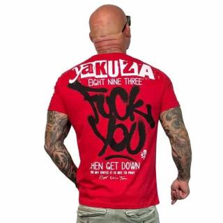 Yakuza pánské tričko FU TSB 23035 Ribbon Red