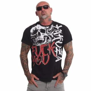 Yakuza pánské tričko HORNED FU REGULAR TSB 25030 Black