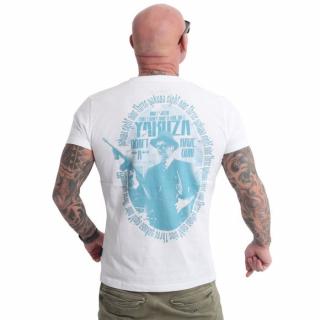 Yakuza pánské tričko NO GUN TSB 21033 White - XL