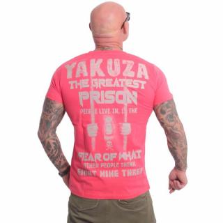 Yakuza pánské tričko PRISON TSB 22018 Geranium