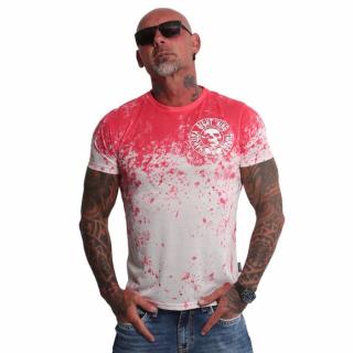 Yakuza pánské tričko SPLASH TSB 23043 White/Red