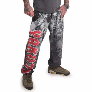 Yakuza tepláky JUDGE ME JOB 25035 Dark Grey