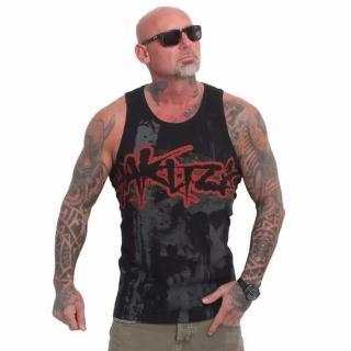 Yakuza tílko CRASHED UHB 24044 Black