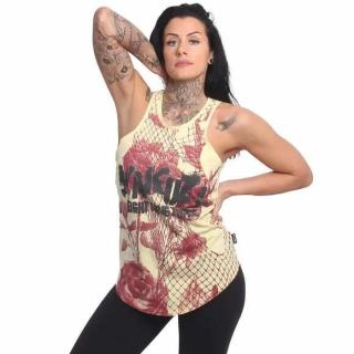 Yakuza tílko MESH ROSE GSB 24119 French Vanilla