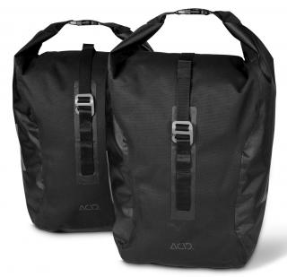 Boční Brašny na nosič Cube Acid Traveler 20 na zadní nosič 2kusy Barva: Černá