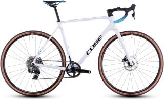 Cube Cross Race C:62 Race polarwhite´n´blue Velikost: 53 cm