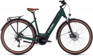 Elektrokolo Cube Touring Hybrid ONE 625 darkgreen´n´green Easy Entry 2024 Velikost: 50 cm