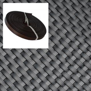 Ratanový opravný pásek - ocelově šedá, 10m (Opravný ratanový pás, balení 10m)