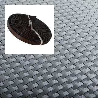 Ratanový opravný pásek - světle šedá, 10m (Opravný ratanový pás, balení 10m)