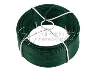 Vázací drát PVC 25m - zelený (Vázací drát PVC, síla 1,4mm, délka 25m)