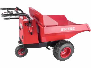 AKU transportér s pojezdem EXTOL PREMIUM, 54V Li-ion, 15Ah