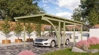 carport KARIBU ECO 2B 62031 LG1900