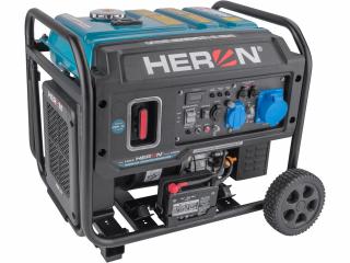 Elektrocentrála digitální invertorová HERON 6,5kW, el. start, dálkové ovládání