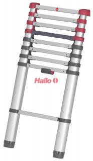 Hailo FlexLine - teleskopický žebřík 9 příček