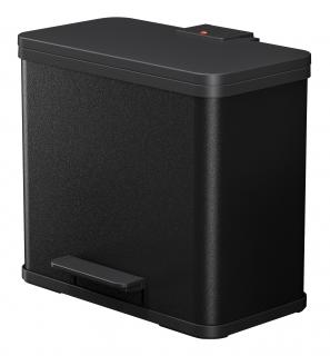Hailo Öko duo Plus L černý matný - koš na tříděný odpad