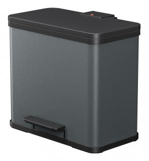 Hailo Öko duo Plus L tmavě šedý matný - koš na tříděný odpad