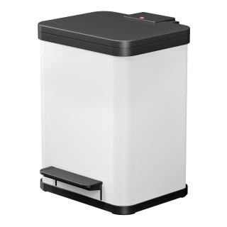 Hailo Öko duo Plus M bílý matný - nášlapný třídič odpadu
