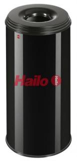 Hailo ProfiLine Safe 50 černý - samozhášecí odpadkový koš