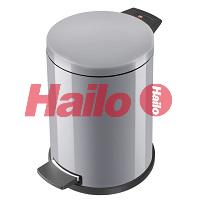 Hailo Solid M stříbrný - odpadkový koš