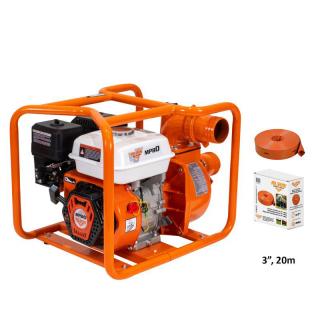 Motorové čerpadlo RURIS MP80 + hadice 3" 20m