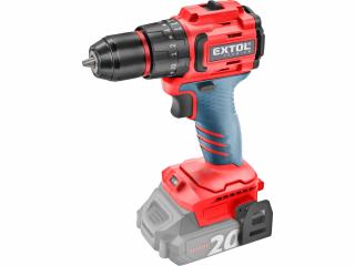 Vrtací šroubovák aku s příklepem SHARE20V, BRUSHLESS, 2Ah