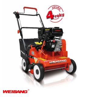 Weibang WB 384 RC - Loncin - benzínový travní provzdušňovač s košem