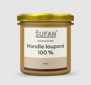 Máslo z loupaných mandlí Šufan, 190 g