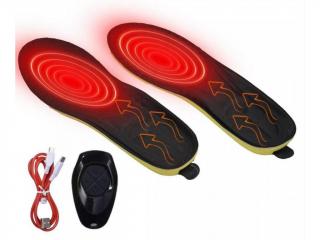 Vyhřívané vložky na dálkové ovládání SAVIOR 2000mAh  vyhřívané vložky do bot Velikost: 41 - 46