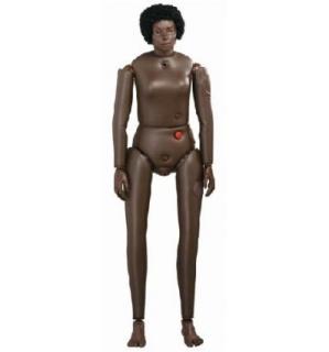 Cvičná ženská výuková figurína Bedford vyšší kategorie, černá