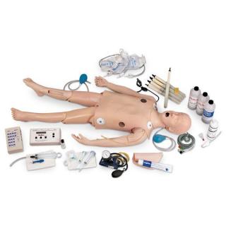 Figurína dítěte pro nácvik krizových stavů s interaktivním EKG simulátorem