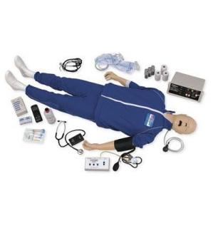 Figurína dospělého pro nácvik auskultace v krizových stavech s EKG simulátorem II