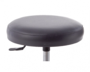 Moretti, Pracovní stolička kovová s pěnovým sedákem, 14 cm Barva: Černá
