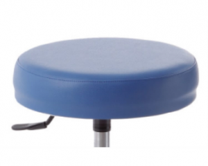 Moretti, Pracovní stolička plastová s pěnovým sedákem a závitem Barva: Modrá