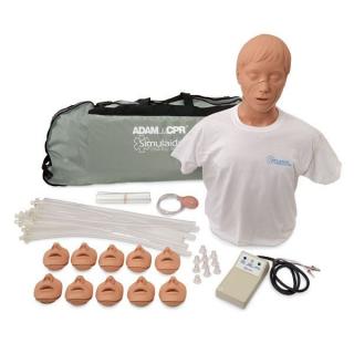 Resuscitační figurína Adam s elektronikou a přenosným vakem