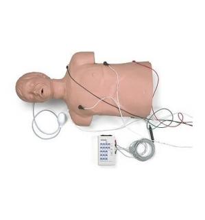 Resuscitační figurína pro nácvik defibrilace s přenosným kufříkem