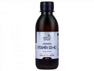 Adelle Davis Lipozomální Vitamín D3+K2 200 ml