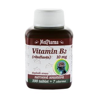 MedPharma Vitamin B2 (riboflavin) 10 mg, 107 tablet