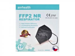 Respirátor FFP2 ANRHEALTH NR BLACK 10ks