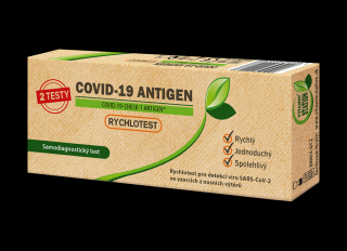 Rychlotest COVID-19 Antigen, 2ks v balení
