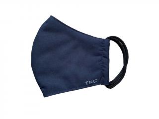 TNG rouška textilní 3-vrstvá, tmavě modrá, velikost M