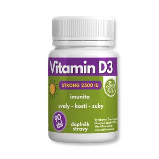 Vitamin D3 STRONG 2500 IU, 90 tablet
