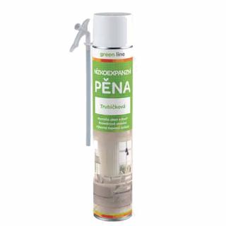 Den Braven 40142GR Nízkoexpanzní pěna Green line, trubičková dóza 750 ml, žlutá